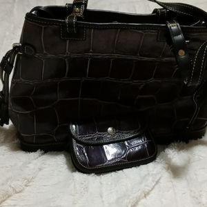 Dooney and Bourke bag and wristlet